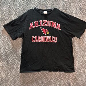 Arizona Cardinals Black T Shirt Adult 2XL 2XG 2TG‎ NFL Football Tee ** READ**